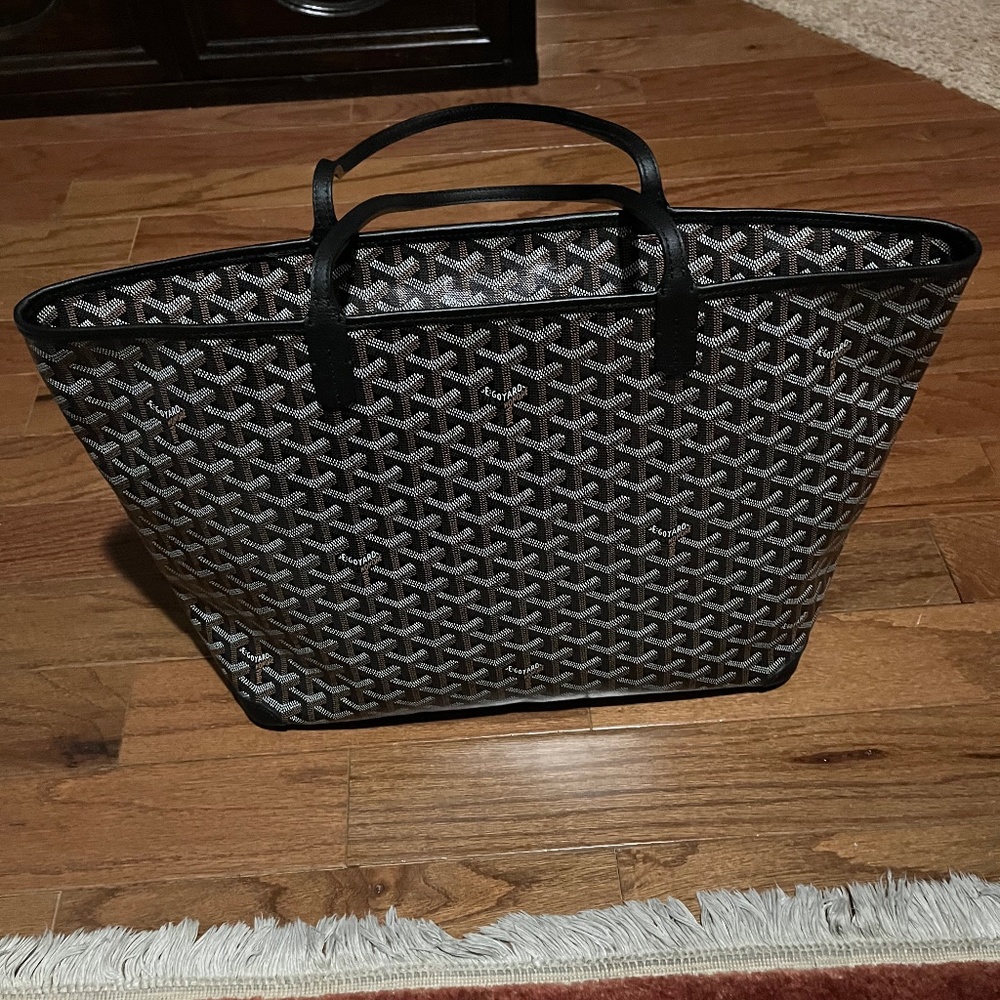 Goyard Artois MM Black/Black Brand New with dustbag